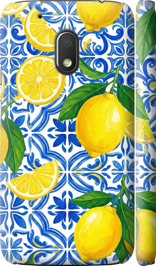 3D пластиковый матовый чехол Grocery Girl Italian Summer для Motorola Moto G4 Play - 6766m-860 изображение 