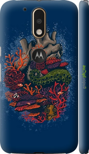 3D пластиковий матовий чехол Серце моря для Motorola MOTO G4 PLUS - 6506m-953 изображение 