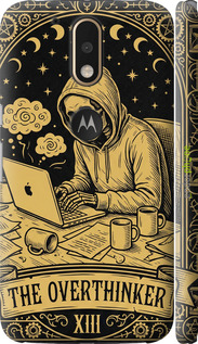 3D пластиковый глянцевый чехол 'The Overthinker' для Motorola MOTO G4 PLUS изображение 1