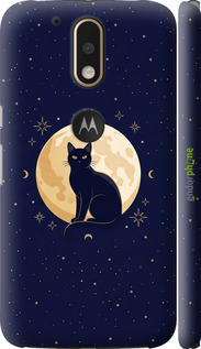 3D пластиковий матовий чохол 'Cute Cat Celestial/Witchy' для Motorola MOTO G4 PLUS зображення 3