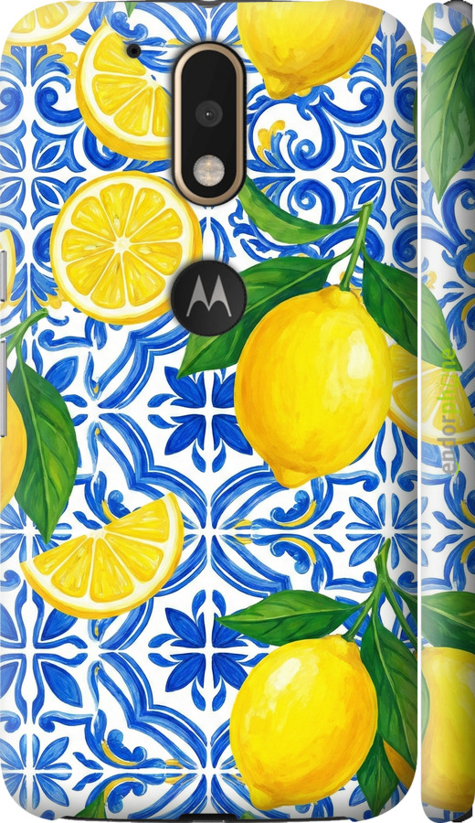 3D пластиковий глянцевий чехол Grocery Girl Italian Summer для Motorola MOTO G4 - 6766c-511 изображение 