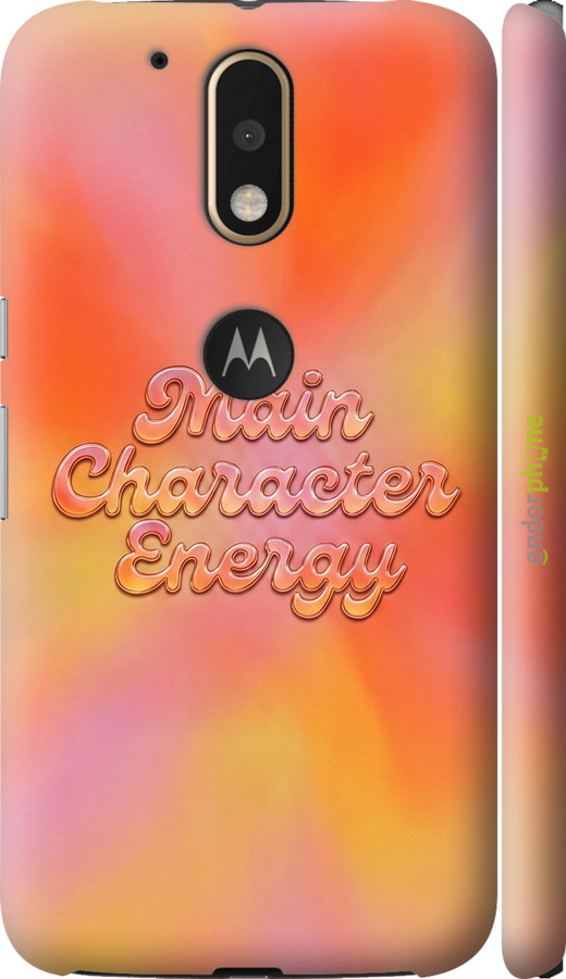 3D пластиковый глянцевый чехол Aura Gradient Main Character Energy Aesthetic Y2K для Motorola MOTO G4 PLUS - 6783c-953 изображение 