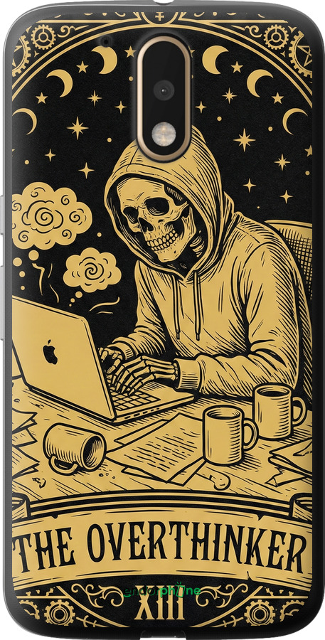 2D пластиковый чехол The Overthinker для Motorola MOTO G4 - 6774t-511 изображение 