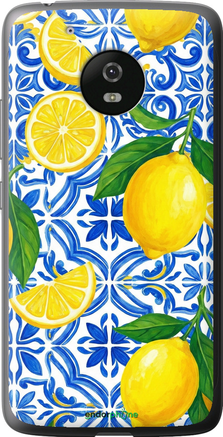 Силиконовый чехол Grocery Girl Italian Summer для Motorola Moto G5 - 6766u-832 изображение 