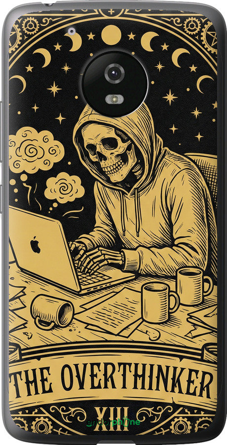Силіконовий чехол The Overthinker для Motorola Moto G5 - 6774u-832 изображение 