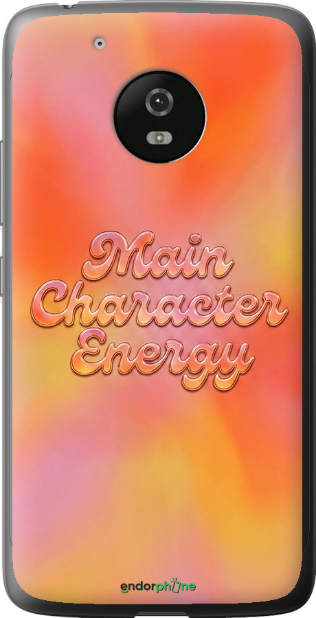 Силиконовый чехол Aura Gradient Main Character Energy Aesthetic Y2K для Motorola Moto G5 - 6783u-832 изображение 