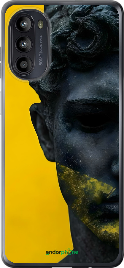 Силиконовый чехол Статуя арт для Motorola Moto G52 - 6330u-2691 изображение 