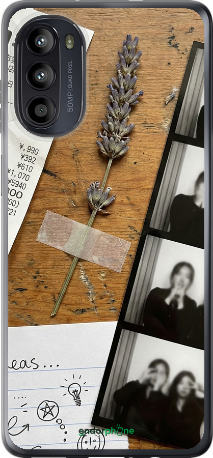 Силиконовый чехол Aesthetic Scrapbook Collage для Motorola Moto G52 - 6773u-2691 изображение 