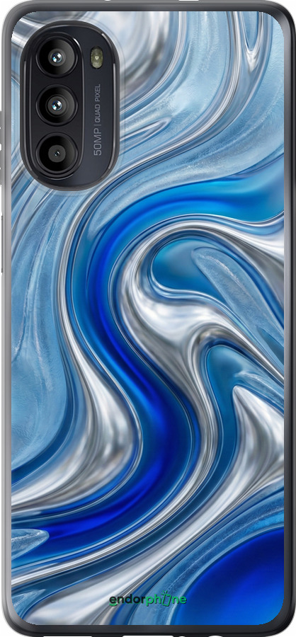 Силиконовый чехол Liquid Chrome для Motorola Moto G52 - 6781u-2691 изображение 