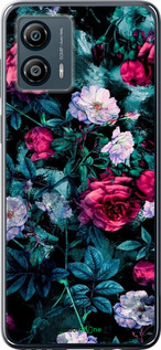 Силиконовый чехол Сад и розы для Motorola Moto G53 - 6483u-3047 изображение 