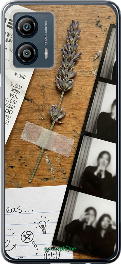 Силиконовый чехол Aesthetic Scrapbook Collage для Motorola Moto G53 - 6773u-3047 изображение 