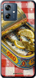 Силиконовый чехол Vintage Sardine Tin Phone для Motorola Moto G64 - 6772u-4014 изображение 