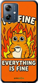 Силиконовый чехол 'Funny Cat' для Motorola Moto G64 изображение 5