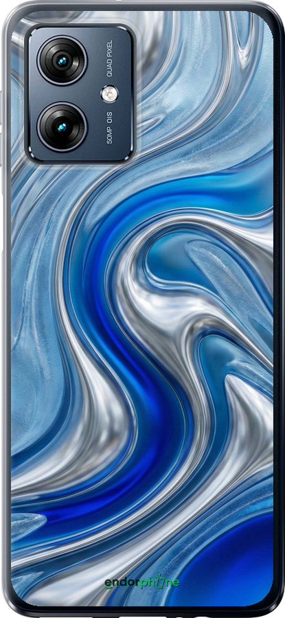 Силиконовый чехол Liquid Chrome для Motorola Moto G54 Power - 6781u-3897 изображение 