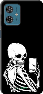 TPU чехол Скелет делает Selfie для Motorola Moto G54 - 6535b-3339 изображение 