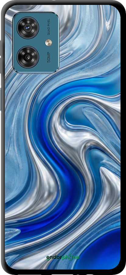 TPU чехол Liquid Chrome для Motorola Moto G54 - 6781b-3339 изображение 