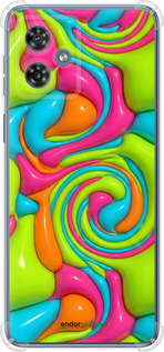 Силикон с усиленными углами чехол Y2K Jelly Dream для Motorola Moto G54 - 6780sp-3339 изображение 