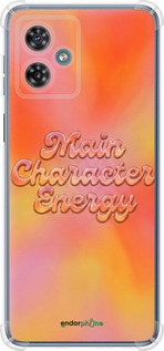Силикон с усиленными углами чехол Aura Gradient Main Character Energy Aesthetic Y2K для Motorola Moto G54 - 6783sp-3339 изображение 