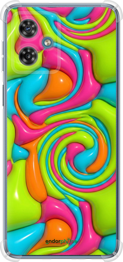 Силикон с усиленными углами чехол Y2K Jelly Dream для Motorola Moto G54 - 6780sp-3339 изображение 