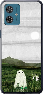 Силиконовый чехол Привидение для Motorola Moto G54 - 6492u-3339 изображение 