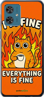 Силиконовый чехол 'Funny Cat' для Motorola Moto G54 изображение 9