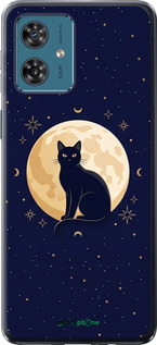 Силиконовый чехол 'Cute Cat Celestial/Witchy' для Motorola Moto G54 изображение 5