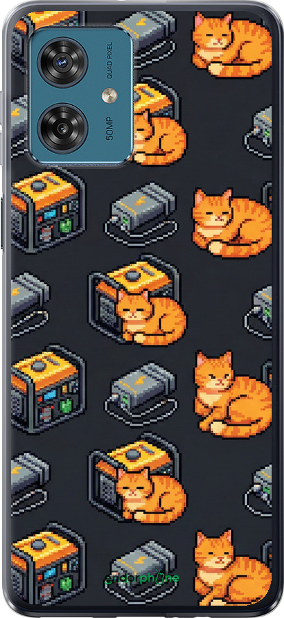 Силиконовый чехол Autonomous Zone для Motorola Moto G54 - 6771u-3339 изображение 