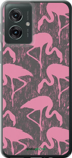 Силиконовый чехол Vintage-Flamingos для Motorola Moto G55 - 4171u-3843 изображение 