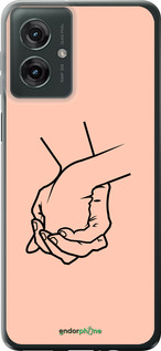 Силиконовый чехол Руки для Motorola Moto G55 - 4896u-3843 изображение 