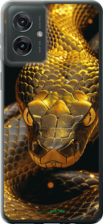 Силіконовий чехол Golden snake для Motorola Moto G55 - 6072u-3843 изображение 