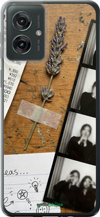 Силиконовый чехол Aesthetic Scrapbook Collage для Motorola Moto G55 - 6773u-3843 изображение 