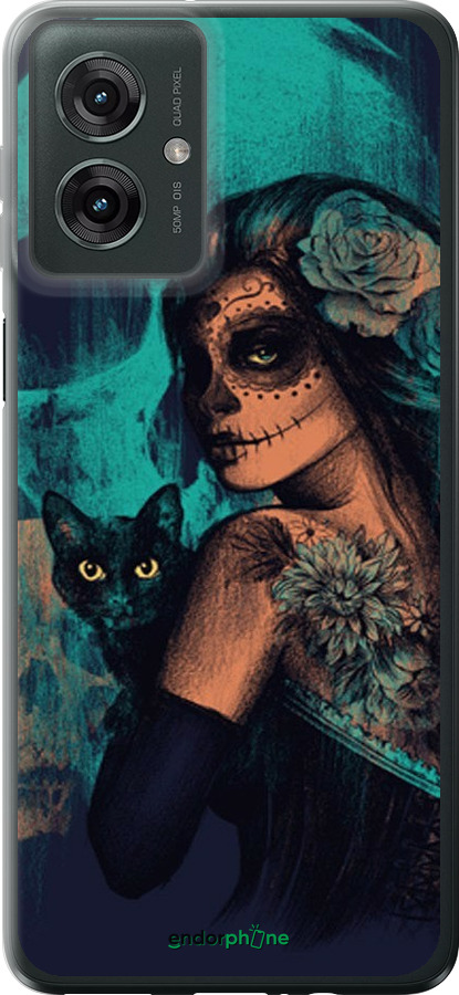 Силіконовий чехол Fantasy girl для Motorola Moto G55 - 4133u-3843 изображение 