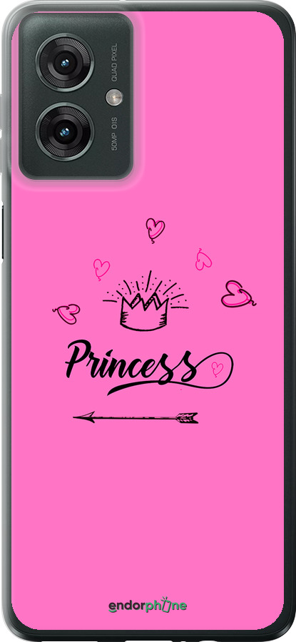 Силіконовий чехол Princess для Motorola Moto G55 - 4361u-3843 изображение 