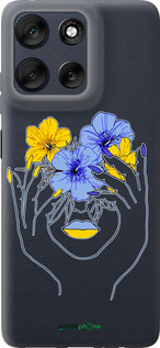 Силиконовый чехол Девушка v4 для Motorola Moto G56 - 5276u-4124 изображение 