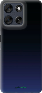 Силиконовый чехол Градиент в тёмно - синем стиле для Motorola Moto G56 - 6542u-4124 изображение 