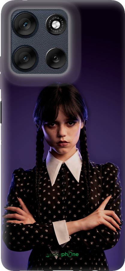 Силиконовый чехол Wednesday v3 для Motorola Moto G56 - 5517u-4124 изображение 