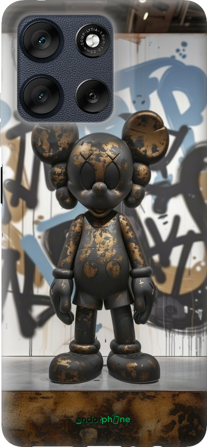 Силиконовый чехол Bronze kaws v2 для Motorola Moto G56 - 6098u-4124 изображение 
