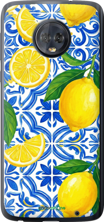 Силиконовый чехол Grocery Girl Italian Summer для Motorola Moto G6 Plus - 6766u-976 изображение 