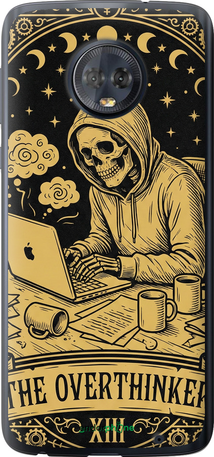 Силиконовый чехол The Overthinker для Motorola Moto G6 Plus - 6774u-976 изображение 