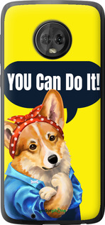 Силиконовый чехол чехол с корги You Can Do It для Motorola Moto G6 - 6184u-982 изображение 