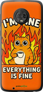 Силиконовый чехол 'Funny Cat' для Motorola Moto G6 изображение 5