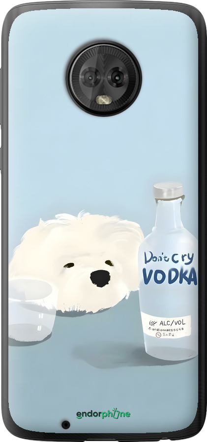 Силиконовый чехол Пес водка для Motorola Moto G6 - 6368u-982 изображение 