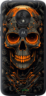 Силіконовий чехол Череп для Motorola Moto G7 Play - 5952u-1656 изображение 