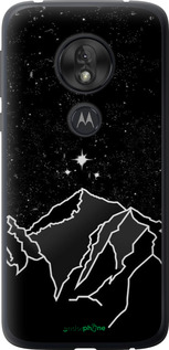 Силиконовый чехол Минималистический горный пейзаж для Motorola Moto G7 Play - 6438u-1656 изображение 