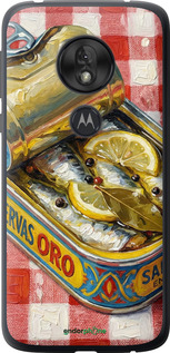 Силиконовый чехол Vintage Sardine Tin Phone для Motorola Moto G7 Play - 6772u-1656 изображение 
