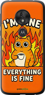 Силиконовый чехол 'Funny Cat' для Motorola Moto G7 Play изображение 5