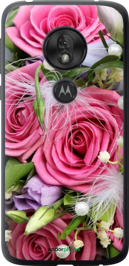 

Силіконовий чохол "Ніжність" для Motorola Moto G7 Play, Рожевий