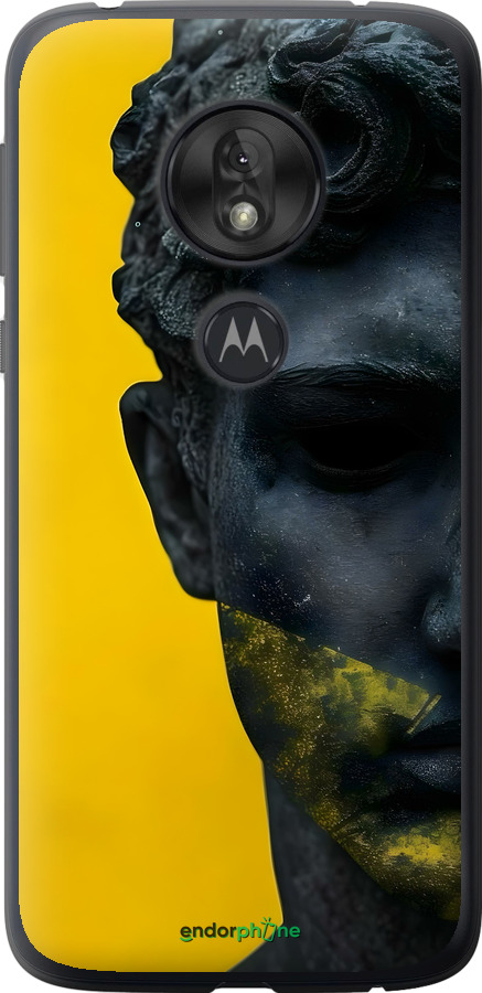 Силиконовый чехол Статуя арт для Motorola Moto G7 Play - 6330u-1656 изображение 