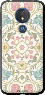TPU чехол Цветочный орнамент v2 для Motorola Moto G7 Power - 5513b-1657 изображение 