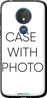 black TPU case case 'Photo case' for Motorola Moto G7 Power image 1